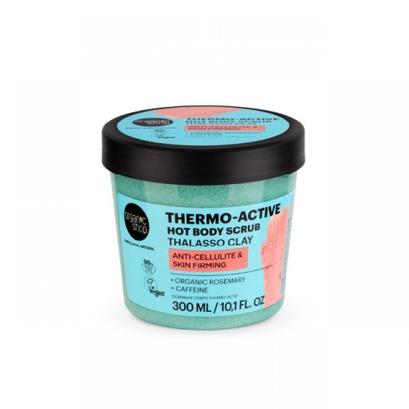 Natura Siberica Organic Shop Thalasso Anti-Cellulite Thermo-Active Hot Body Scrub – Θερμό Απολεπιστικό Σώματος Κατά της Κυτταρίτιδας & για Σύσφιξη (300ml)