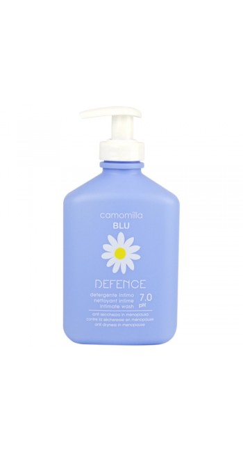Camomilla Blu Defence Intimate Wash pH7.0 - Καταπραϋντικό Υγρό Καθαρισμού Ευαίσθητης Περιοχής για Περιόδους Ερεθισμών & Μυκητιάσεων (300ml)