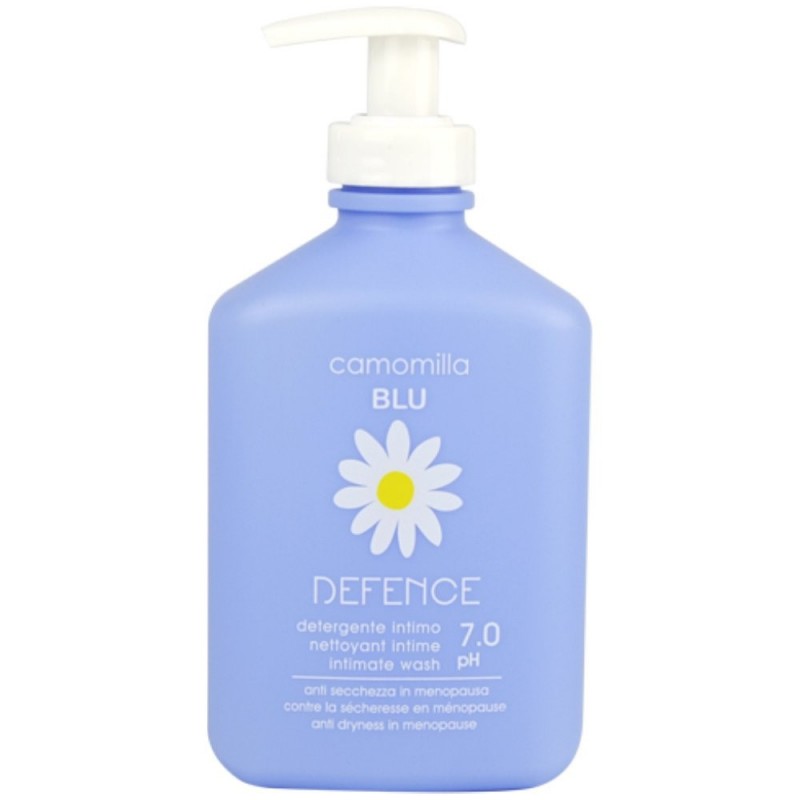 Camomilla Blu Defence Intimate Wash pH7.0 - Καταπραϋντικό Υγρό Καθαρισμού Ευαίσθητης Περιοχής για Περιόδους Ερεθισμών & Μυκητιάσεων (300ml)