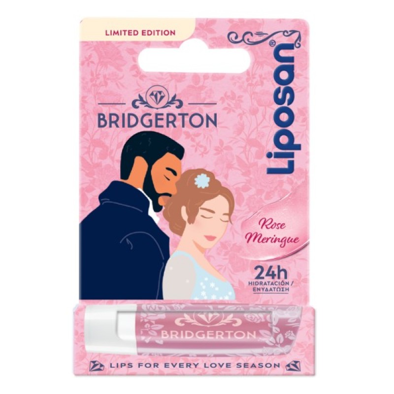 Liposan Limited Edition Bridgerton — Ενυδατικό Balm Χειλιών Rose Meringue (4.8g)
