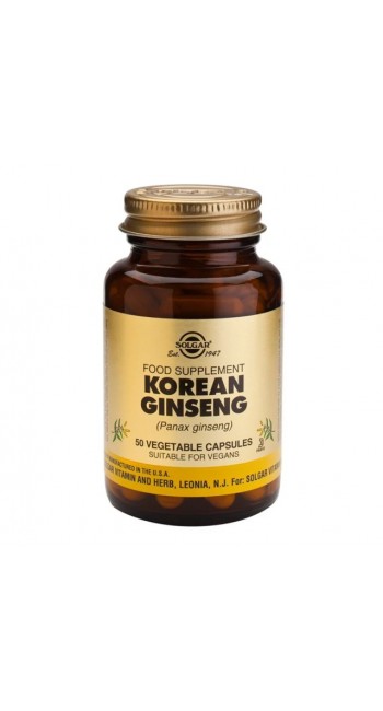 Solgar Korean Ginseng Root Extract (50 φυτικές κάψουλες)