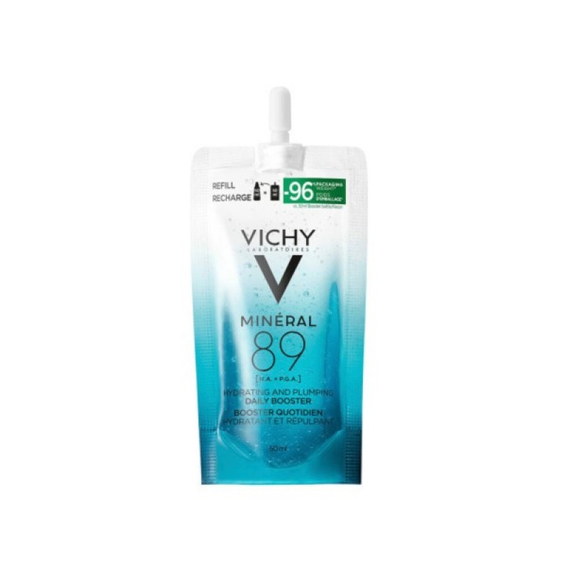 Vichy Mineral 89 Fortifying & Plumping Daily Booster Refill (50ml) – Ανταλλακτικό Ορού Ενίσχυσης & Ενυδάτωσης