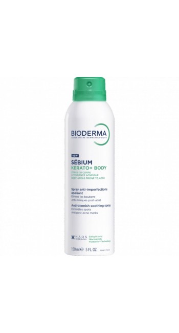 Bioderma Sebium Kerato+ Kαταπραϋντικό Spray Σώματος 150ml