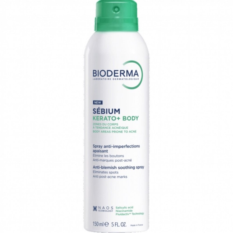 Bioderma Sebium Kerato+ Kαταπραϋντικό Spray Σώματος 150ml
