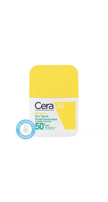 CeraVe Invisible Dry Touch Fluid Sunscreen SPF50+ (50ml)