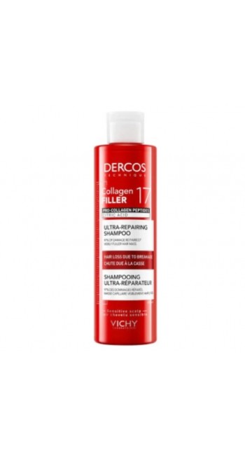 Vichy Dercos Collagen 17 Filler Shampoo — Σαμπουάν Κατά της Τριχόπτωσης & του Σπασίματος (200ml)