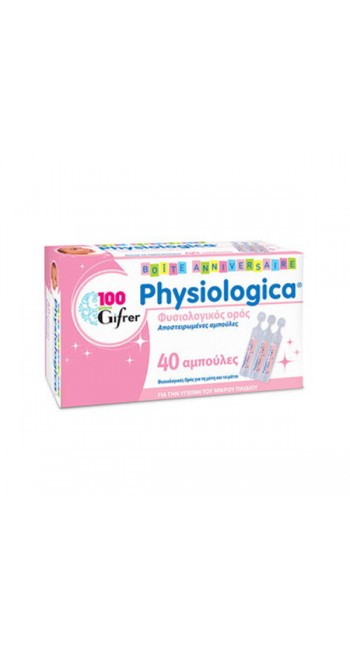 Gifrer Physiologica Φυσιολογικός Ορός για Μύτη & Μάτια (40x5ml)