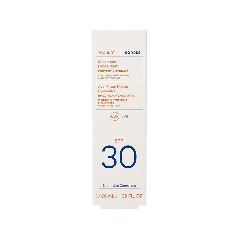 Korres Yoghurt Αντηλιακή Κρέμα Προσώπου SPF 30 (50ml)