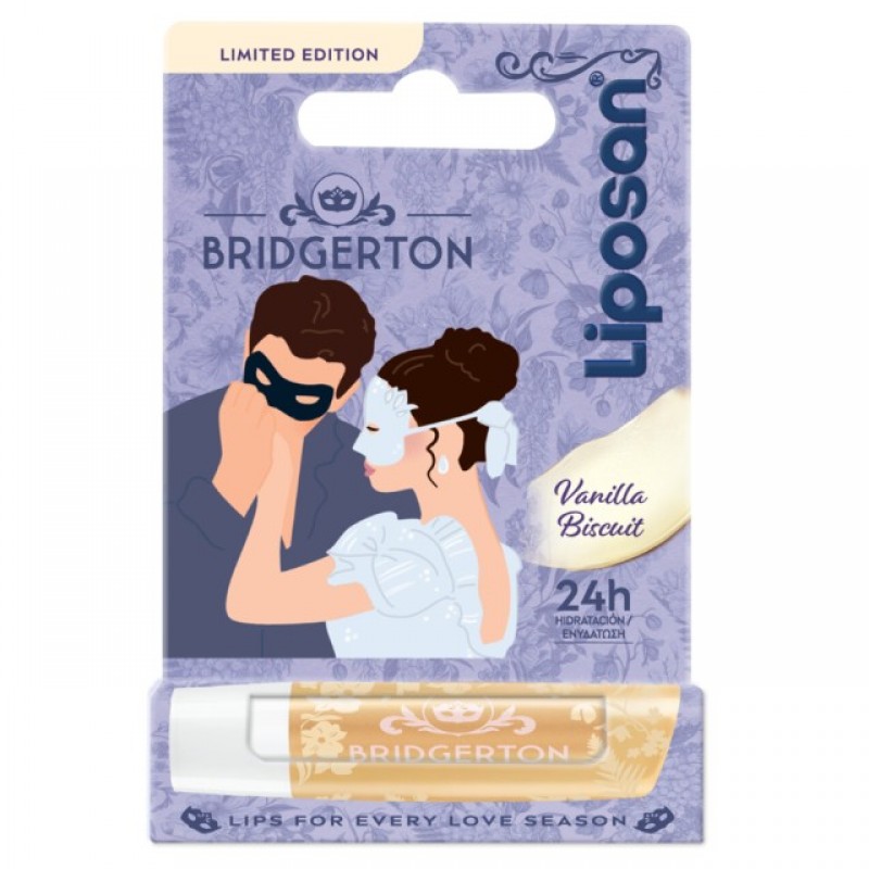 Liposan Limited Edition Bridgerton — Ενυδατικό Balm Χειλιών Vanilla Biscuit (4.8g)