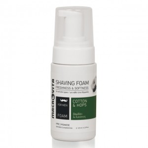 Macrovita Αφρός Ξυρίσματος με Βαμβάκι & Λυκίσκο (125ml)
