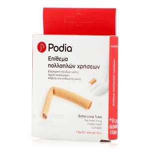 Podia Extra Long Tube Fabric with Gel (15cm - 1 τμχ)