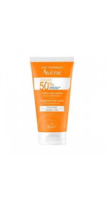 Avene Eau Thermale TriAsorB SPF50+ Αντιηλιακή Κρέμα Προσώπου Χωρίς Άρωμα, 50ml 