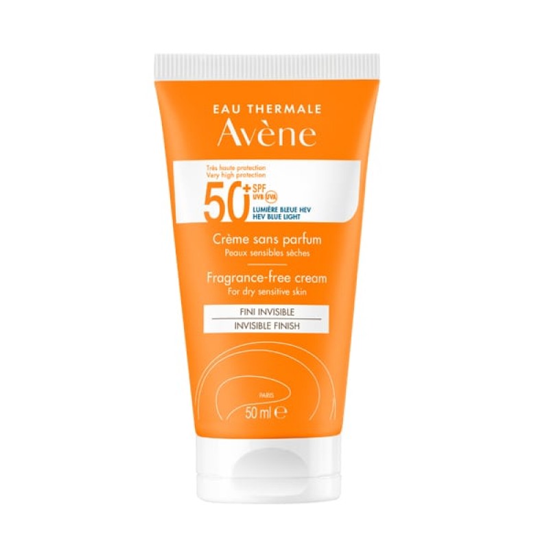 Avene Eau Thermale TriAsorB SPF50+ Αντιηλιακή Κρέμα Προσώπου Χωρίς Άρωμα, 50ml Avene Eau Thermale TriAsorB SPF50+ Αντιηλιακή Κρέμα Προσώπου Χωρίς Άρωμα, 50ml