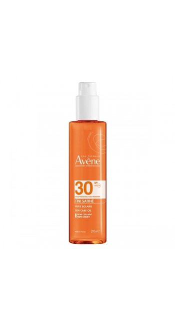 Avene Eau Thermale Fini Satine Αντηλιακό Λάδι Σώματος SPF30, 200ml