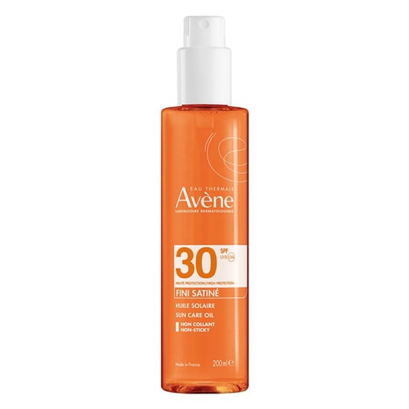 Avene Eau Thermale Fini Satine Αντηλιακό Λάδι Σώματος SPF30, 200ml Avene Eau Thermale Fini Satine Αντηλιακό Λάδι Σώματος SPF30, 200ml