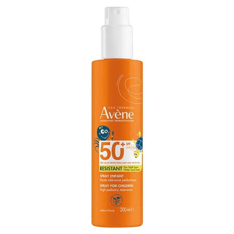 Avene Eau Thermale Αντηλιακό Παιδικό Σπρέι SPF50+ για Πρόσωπο & Σώμα, 200ml Avene Eau Thermale Αντηλιακό Παιδικό Σπρέι SPF50+ για Πρόσωπο & Σώμα, 200ml