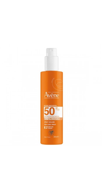 Avene Eau Thermale Spray Solaire 100% Invisible Αντιηλιακό Σπρέυ SPF50+, 200ml