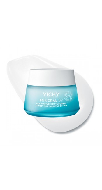 Vichy Mineral 89 Κρέμα Gel 48ω Ενυδάτωση Για Την Λιπαρή Επιδερμίδα, 50ml