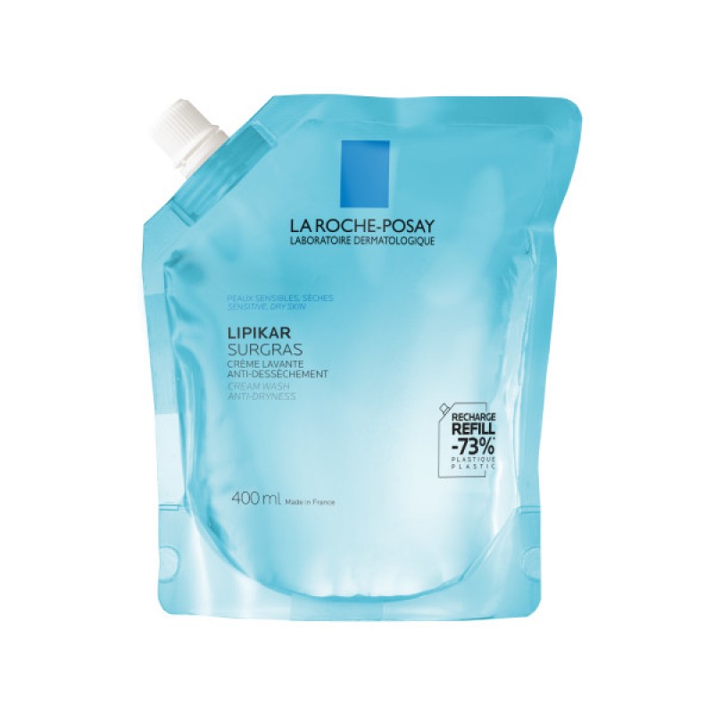 La Roche Posay Lipikar Surgras Refill Καθαρισμός Σώματος για Ξηρό Δέρμα, 400ml La Roche Posay Lipikar Surgras Refill Καθαρισμός Σώματος για Ξηρό Δέρμα, 400ml