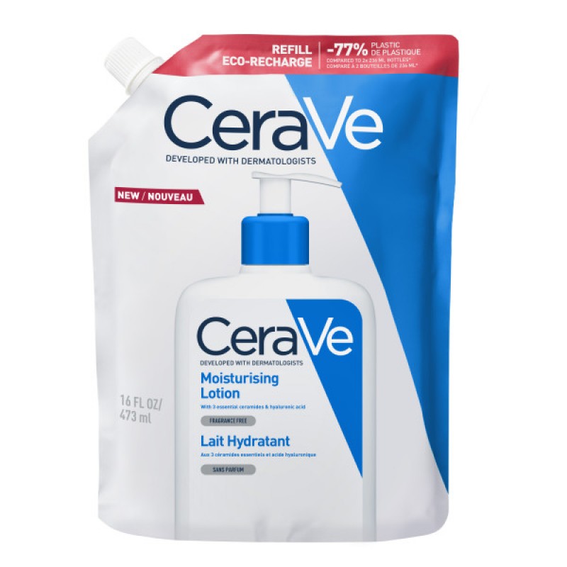 CeraVe Moisturising Lotion Refill Ενυδατικό Γαλάκτωμα Προσώπου και Σώματος, 473ml CeraVe Moisturising Lotion Refill Ενυδατικό Γαλάκτωμα Προσώπου και Σώματος, 473ml