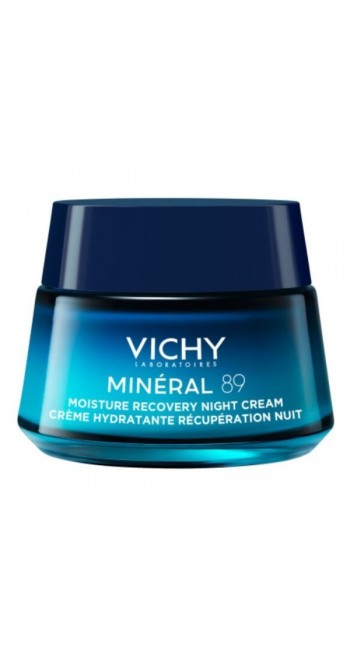 Vichy Mineral 89 Κρέμα Νύχτας Αποκατάστασης της Ενυδάτωσης με Μελατονίνη, 50ml