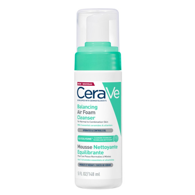 CeraVe Balancing Air Foam Cleanser Καθαριστικό Προσώπου για Κανονικό ως Μικτό Δέρμα, 150ml CeraVe Balancing Air Foam Cleanser Καθαριστικό Προσώπου για Κανονικό ως Μικτό Δέρμα, 150ml