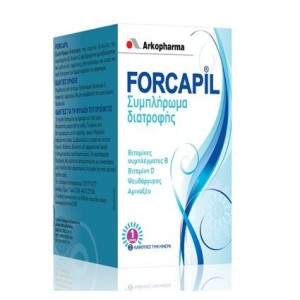 Arkopharma Forcapil Συμπλήρωμα Διατροφής για Τριχόπτωση & Εύθραυστα Νύχια, 60caps 