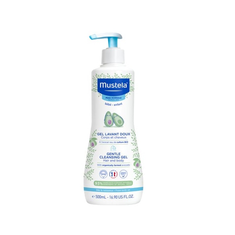 Mustela Gentle Cleansing Τζελ Καθαρισμού για Μαλλιά & Σώμα, 500ml Mustela Gentle Cleansing Τζελ Καθαρισμού για Μαλλιά & Σώμα, 500ml