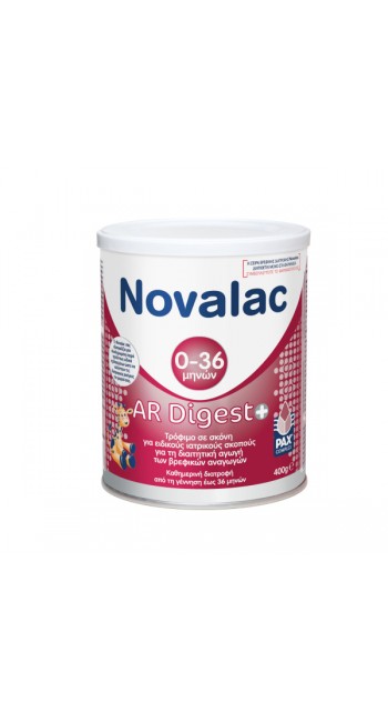 Novalac AR Digest+ Αντιαναγωγικό Γάλα σε Σκόνη  από την Γέννηση, 400gr 