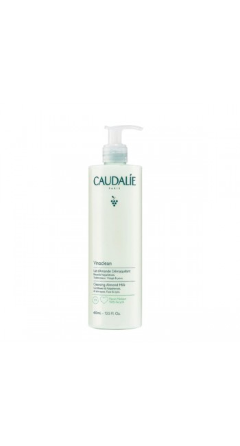 Caudalie Vinoclean Γαλάκτωμα Καθαρισμού & Ντεμακιγιάζ Προσώπου, 400ml