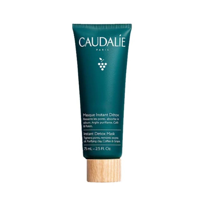 Caudalie Instant Detox Mask Μάσκα Αποτοξίνωσης με Ροζ Άργιλο, 75ml