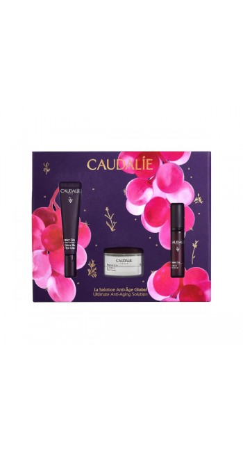 Caudalie Premier Cru Ultimate Anti-Aging Solution Gift Set με Κρέμα Ματιών 15ml & ΔΩΡΟ Κρέμα Αντιγήρανσης 15ml & Αντιγηραντικός Ορός 10ml