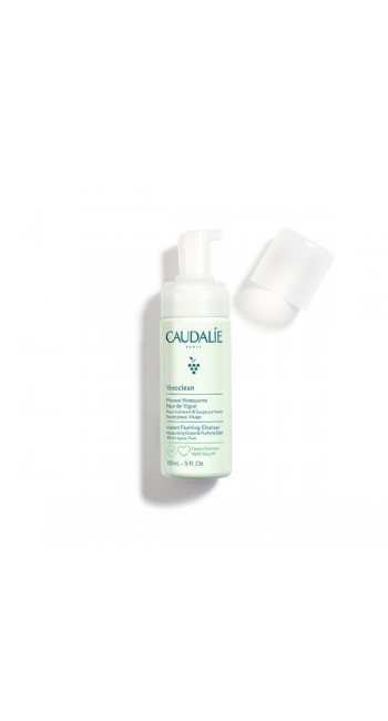 Caudalie Vinoclean Instant Foaming Cleanser Απαλός Αφρός Καθαρισμού Προσώπου, 150ml