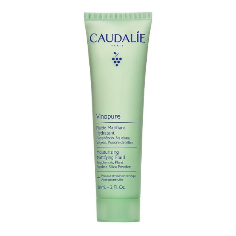 Caudalie Vinopure Moisturizing Mattifying Fluid Ενυδατική Κρέμα για Επιδερμίδες με Τάση Ακμής, 60ml