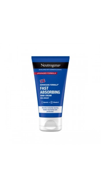 Neutrogena Hand Cream Fast Absorbing Κρέμα Χεριών Άμεσης Απορρόφησης, 75ml 