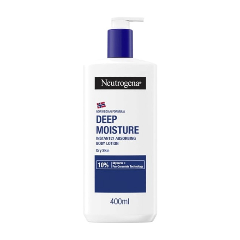 Neutrogena Norwegian Formula Deep Moisture Fast Absorbing Γαλάκτωμα Βαθιάς Ενυδάτωσης, 400ml