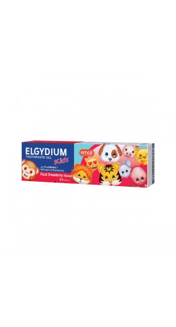Elgydium Κids Emoji Παιδική Οδοντόπαστα με Γεύση Φράουλα, 50ml
