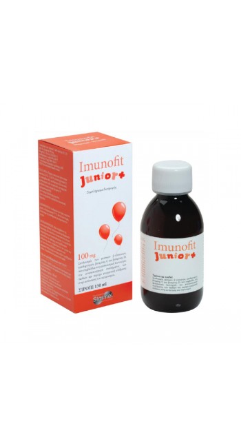 Imunofit Junior 100mg Παιδικό Σιρόπι για Ενίσχυση Ανοσοποιητικού, 150ml