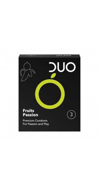 Duo Fruits Passion Προφυλακτικά με Γεύσεις, 3τμχ