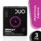 Duo Longer Pleasure Retarding Προφυλακτικά με Επιβραδυντικό, 3τμχ