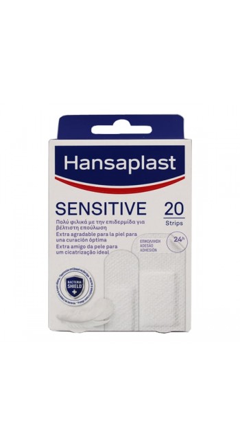 Hansaplast Sensitive Επιθέματα για την Κάλυψη & Προστασία Μικρών Πληγών, 20τμχ