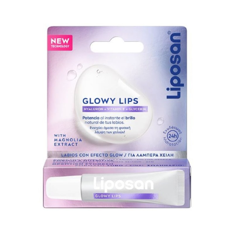 Liposan Glowy Lips Magnolia Extract Ενυδατικό Gloss Χειλιών, 10ml