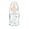 Nuk First Choice Plus Γυάλινο Μπιμπερό, με Θηλή Καουτσούκ για Βρέφη από 0-6 μηνών, 120ml