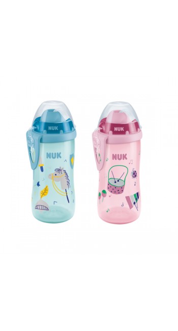 Nuk First Choice Flexi Cup PP Παγουράκι με Καλαμάκι 12+ Μηνών, 300ml