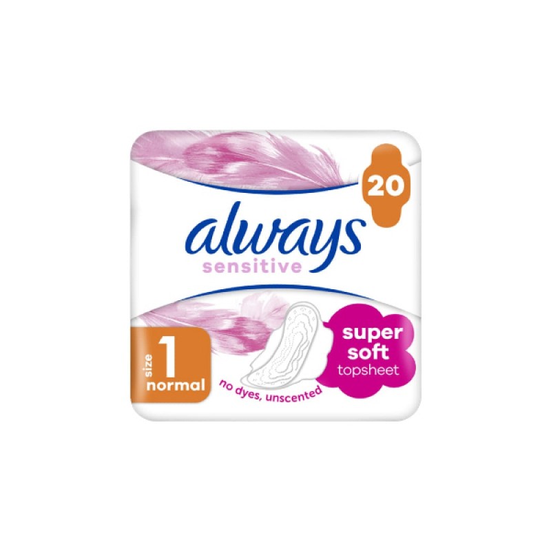Always Ultra Sensitive Normal Σερβιέτες Μέγεθος 1, 20τμχ Always Ultra Sensitive Normal Σερβιέτες Μέγεθος 1, 20τμχ