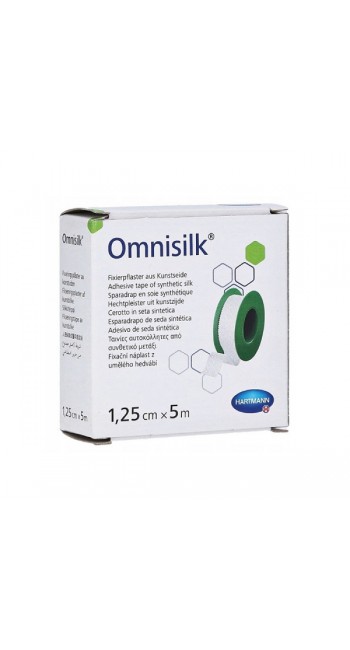 Hartmann Omnisilk Λευκή Μεταξωτή Ταινία Στερέωσης 1.25cmx5m, 1τμχ
