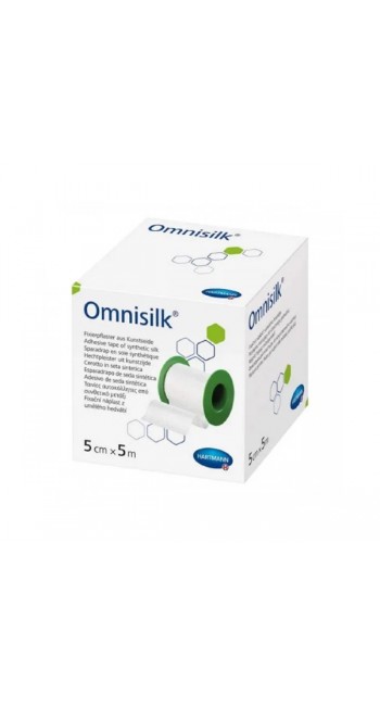 Hartmann Omnisilk ταινίες στερέωσης από λευκό συνθετικό μετάξι 5cmx5m, 1τμχ
