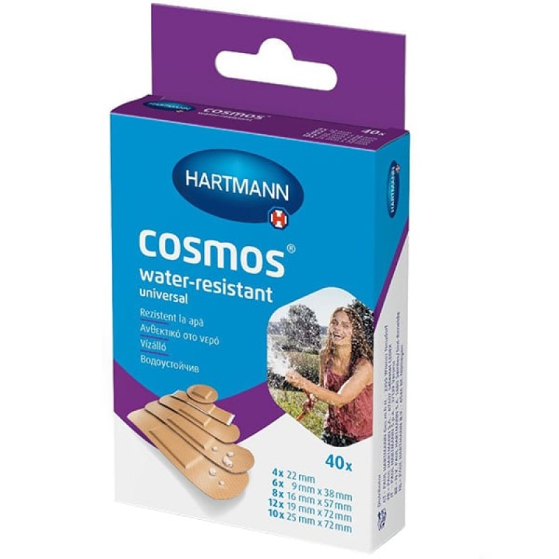 Hartmann Cosmos Water Resistant Αδιάβροχα Αυτοκόλλητα Επιθέματα, 40τμχ