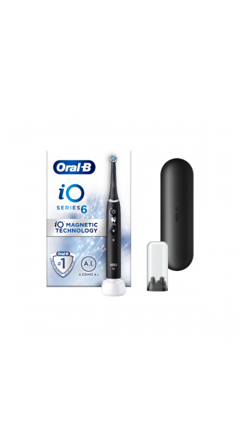 Oral-B iO Series 6 Hλεκτρική Οδοντόβουρτσα Βlack Lava, 1τμχ