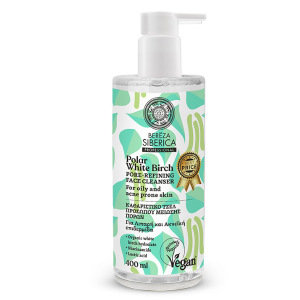 Natura Siberica Polar White Birch Pore-refining Gel Καθαρισμού για Λιπαρές Επιδερμίδες, 400ml